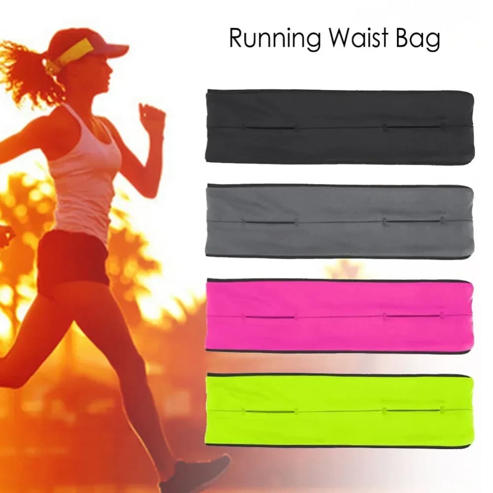 Men's Running Waist Waist Belt Invisible Multifunction Running Waist Portable Travel Waist Bag for Outdoor Sports