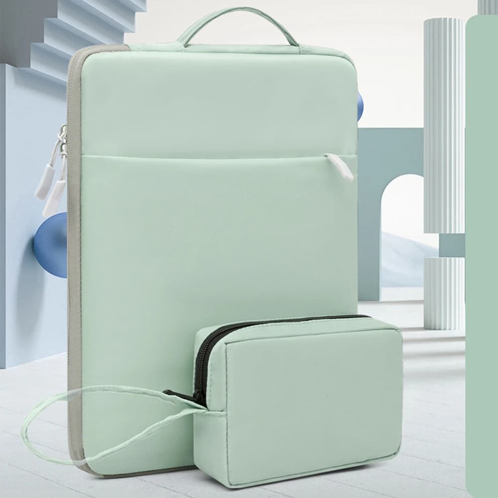 Borsa per Laptop 13.3 14 15 15.6 pollici Cover per MacBook Air Pro Xiaomi Redmi custodia per Notebook Huawei uomo donna valigetta portatile
