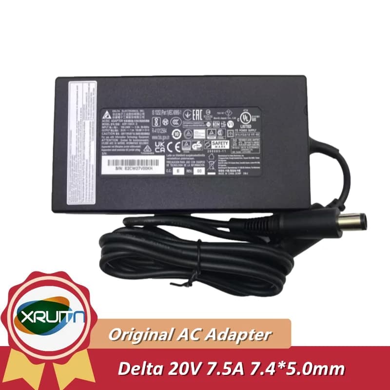 Adattatore CA originale Delta ADP-150CH D 20V 7.5A 150W ECW21702RG per alimentatore portatile BENQ EX2710U SONNETECH ECHO 20