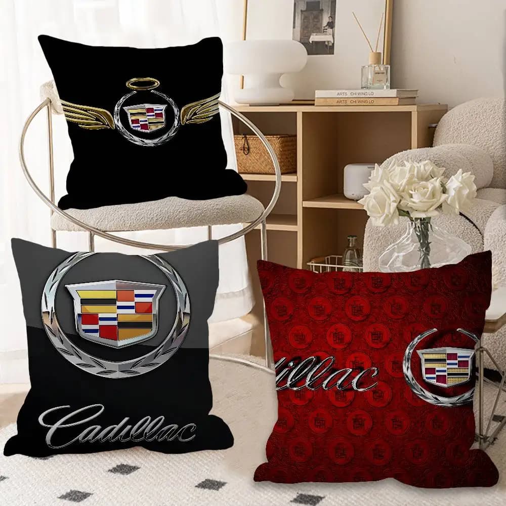 Cuscino decorativo per auto C-Cadillac, in poliestere, per divano, cuscini decorativi, federa per cuscino decorativa per la casa