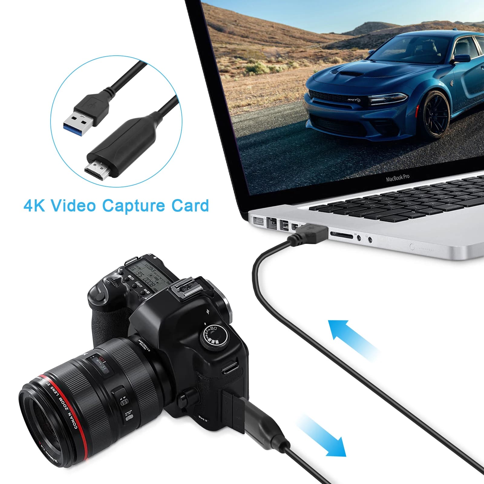 Scheda di acquisizione Video 4K registratore Grabber compatibile HDMI USB per giochi PS4 videocamera DVD videocamera registrazione Streaming Live