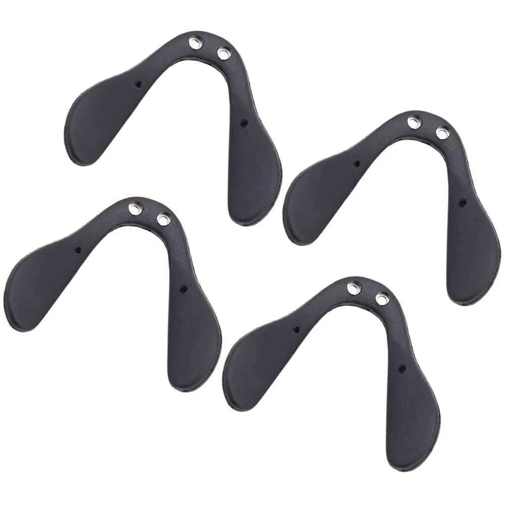 4Pcs High Grade Metal Rubber Nose Pads for Eyeglasses Spectacles Sunglasses Comfortable Non-Deformable Nose Support Pads