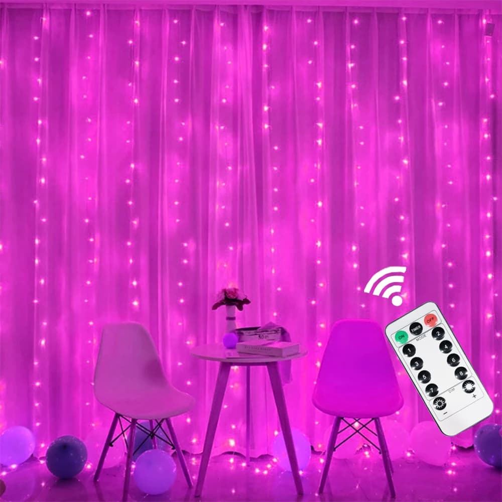USB Fairy Lights 3/4/6M LED Curtain String Lights EID Mubarak Bedroom Decor Wedding Valentine's Day Ramadan Home Decoration 2026