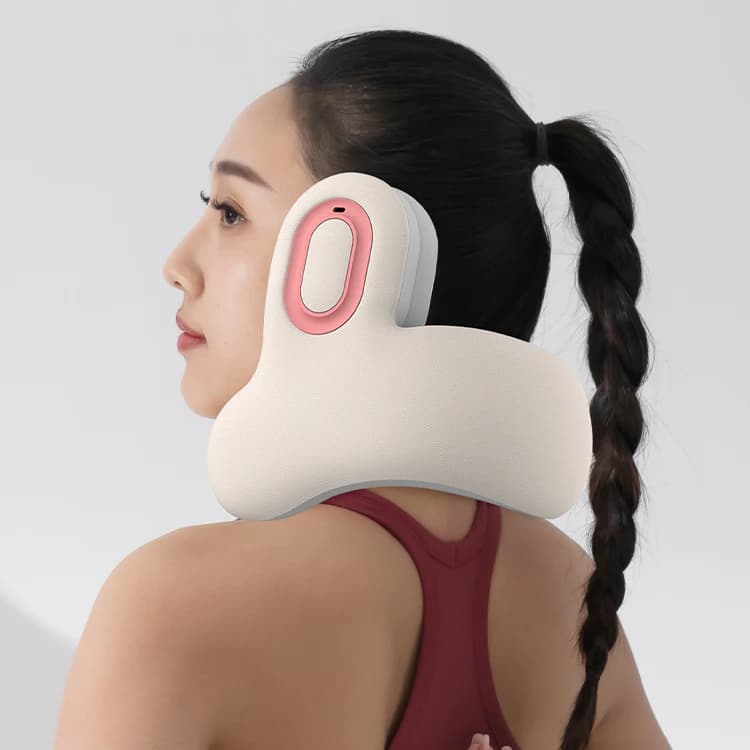 Biblioteca intelligente Musica con cancellazione del rumore Impacco Vibrazione Cuscino per poggiatesta Cuscino per collo da viaggio in memory foam a forma di U per i viaggi