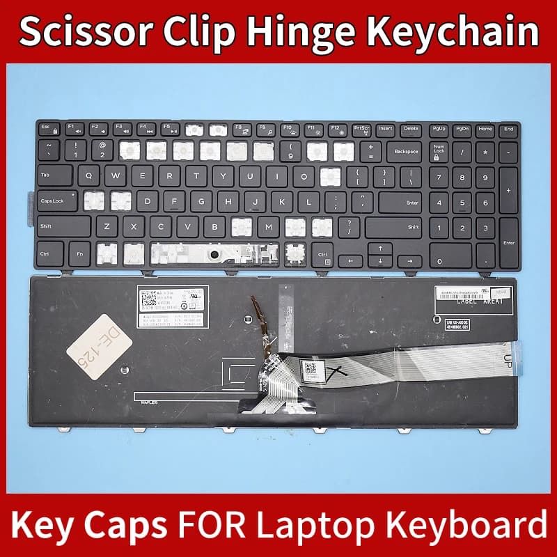 Replacement Keycap Key Cap Scissor Clip Hinge For Dell Inspiron 15 3000 5000 3541 3542 3543 5542 3550 3560 KeyCap Hinge