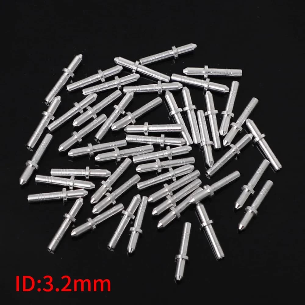 12/36 pezzi inserto perno Nock per tiro con l'arco ID3.2 mm freccia albero Nock caccia accessori per tiro