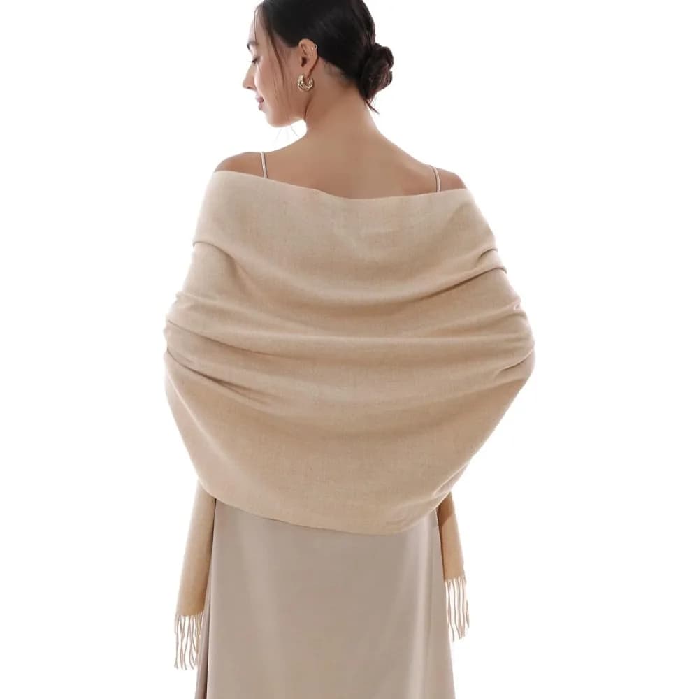 Sciarpe invernali da donna Scialli Pashmina Avvolge per abiti da sera Grandi sciarpe morbide e calde