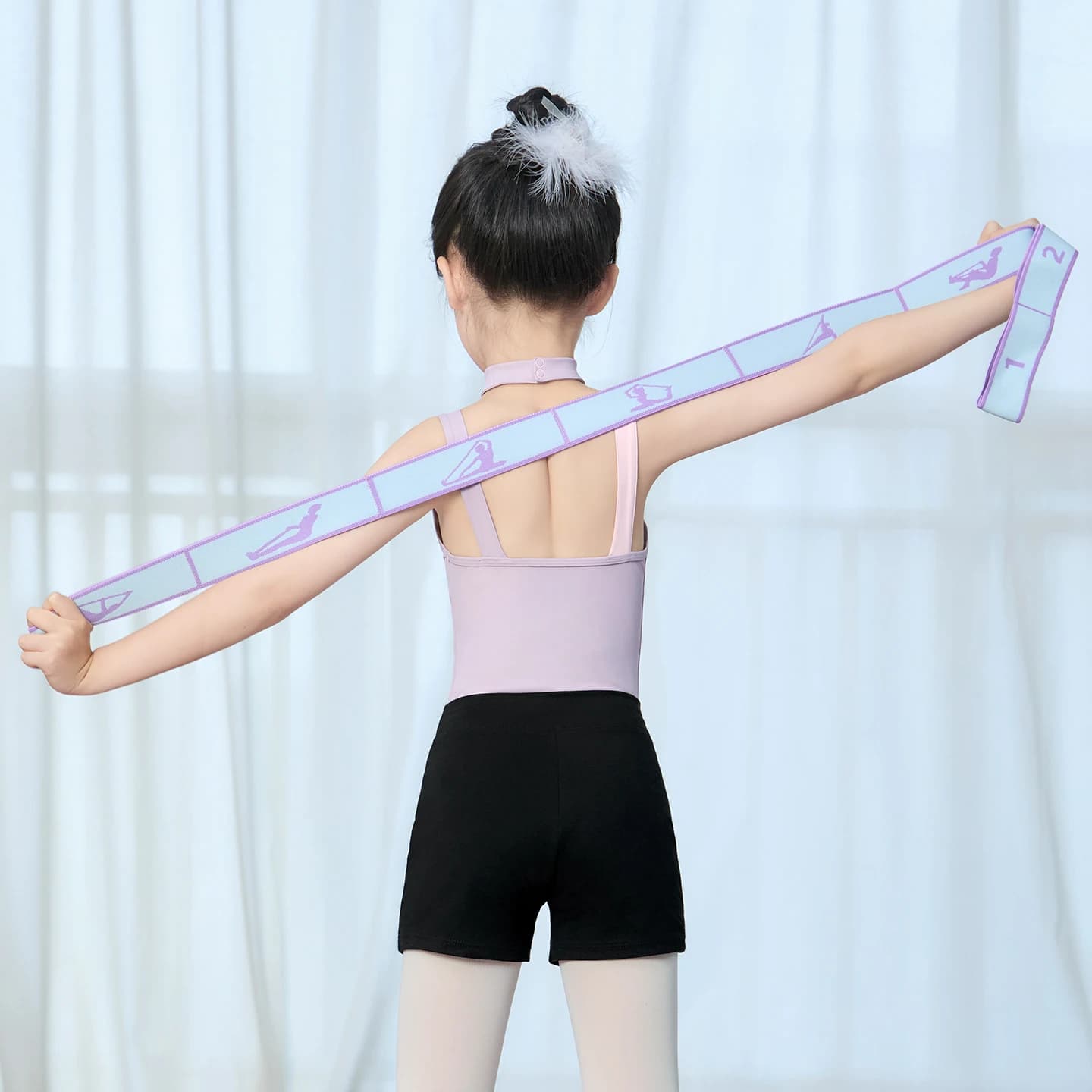 Elastic Stage for Yoga Latin, Cords for Modeling, Dance Resistance Cords, Resistance Belts for Fitness and Pilates, Exercise Bands in Gym