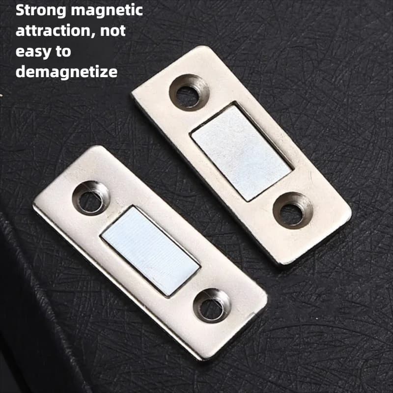 Chiusure Magnetiche per Armadietti Ultra Sottili, Magneti Potenti per Porte, Ferma Porte Invisibile Adesivo, Serratura Magnetica per Cassetti di Cucina e Armadi