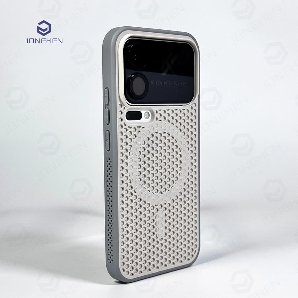 For Magsafe Cooling Heat Dissipation Magnetic Case For Xiaomi MI 17 Pro Max 15 14 Pro 13 Mi17 Breathable Mesh Hard Matte Cover