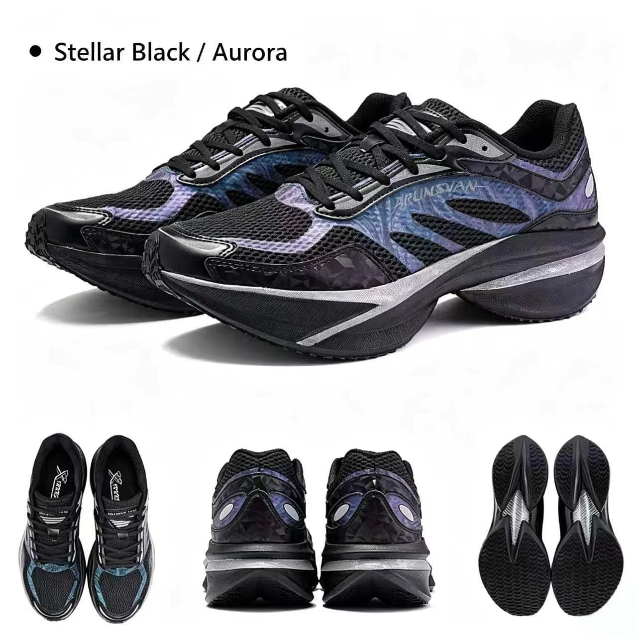 Scarpe da corsa IRUNSVAN Carbon Rope SEEK 1.0 – Piastra in carbonio Platinum T400, doppio ammortizzazione antiscivolo per pendolari e allenamenti quotidiani