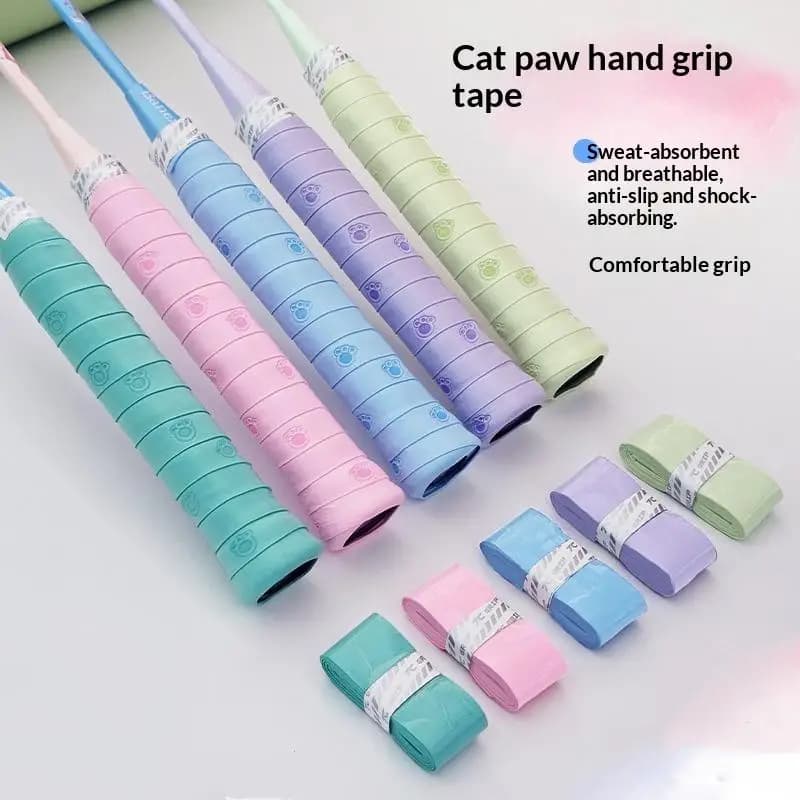 2 Pezzi Overgrip per Racchetta da Tennis Ergonomico, Fascia Assorbente per Comfort e Assorbimento del Sudore, Nastro Grip per Racchetta da Badminton per Allenamento