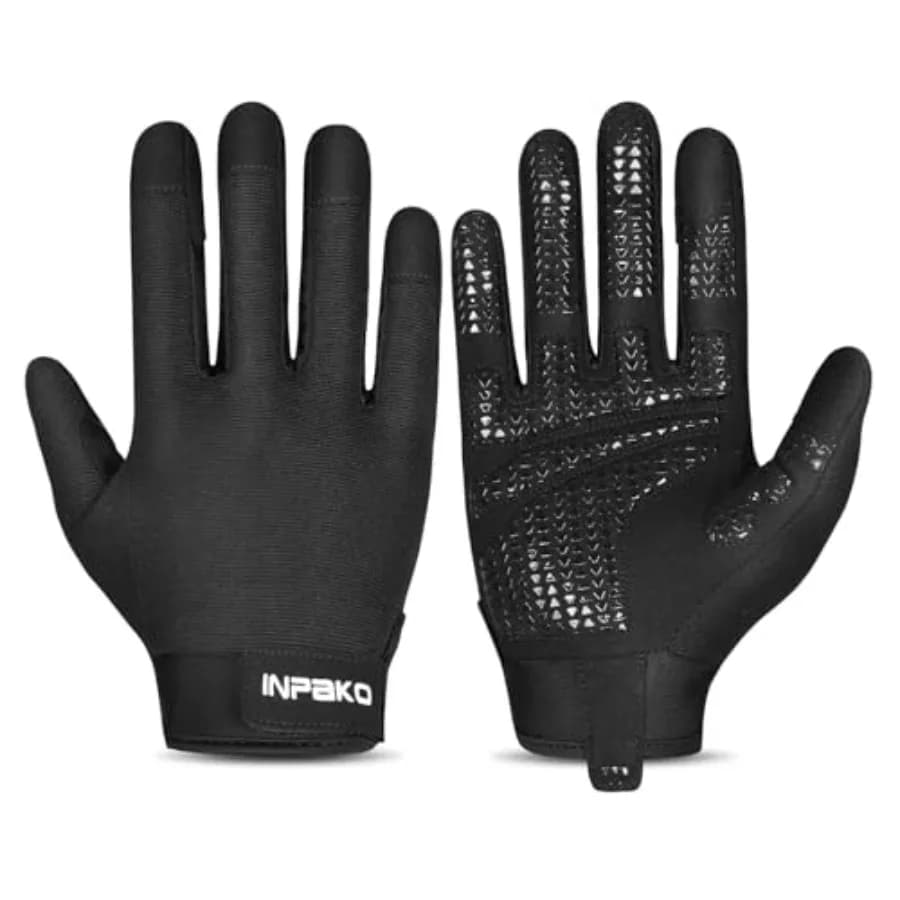 Workout Gloves, Non-Slip Full Palm Weightlifting Gloves with XRD Padding, Breathable Gym Training Gloves for Unisex