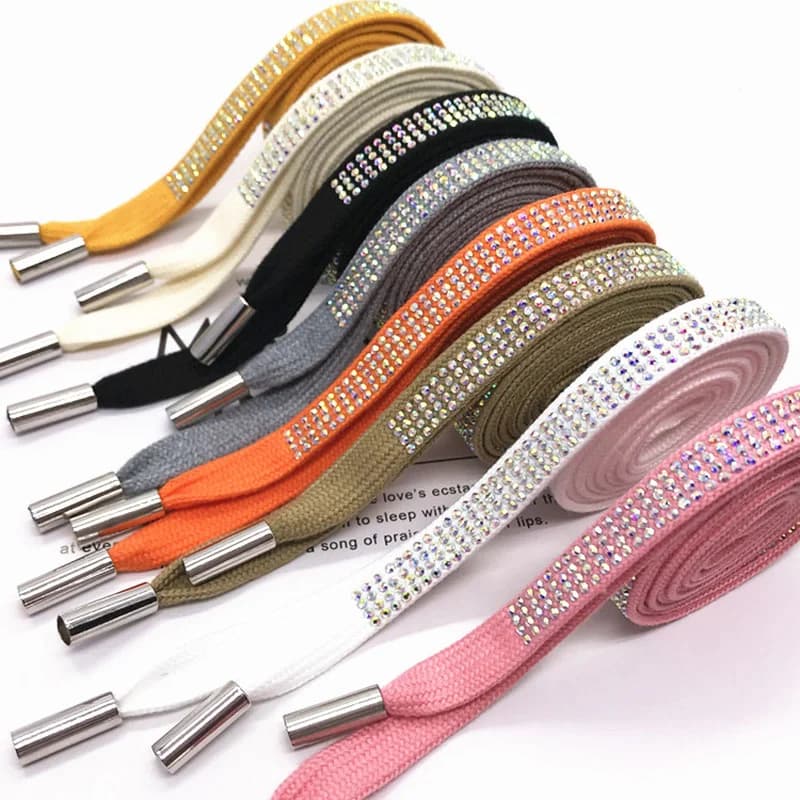 133 cm Felpa con cappuccio Tieback Corda Trim Strass Indumento Coulisse Abito fai da te Cintura Pantaloni Striscia 1 PZ Accessori di abbigliamento