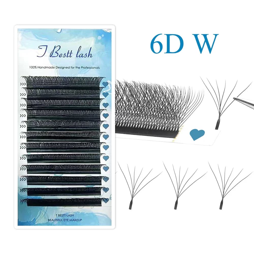 Tbesttt 6DW Chestnut Shape YY Eyelash Volume Extensions 5DW Cilia and Brazilian Volume Visone YY Cilios Extensions Cilios YY