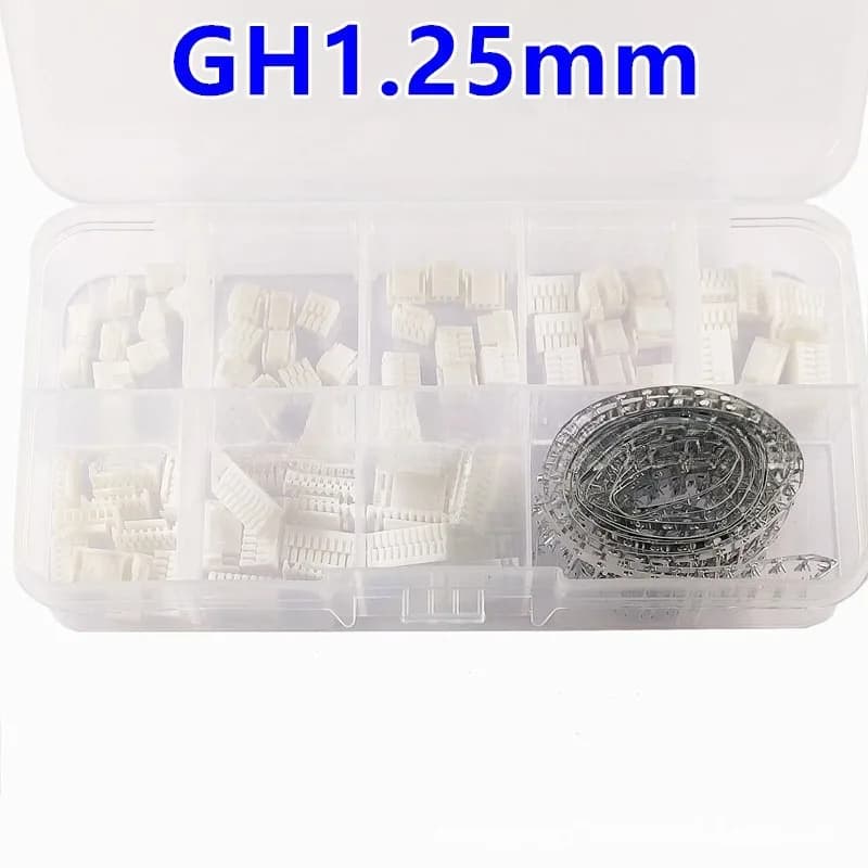 Terminale a crimpare connettore GH1 25 2 3 4 5 6 7 8 Kit alloggiamento pin Set per stampante 3D modello RC Drone FPV