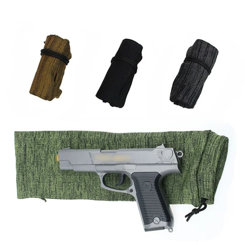 Air Gun Sock Silicone Treated Hunting Shotgun Protection Rifle Cover Bag Case Rifle Holster 5 Colorcheek Sock
