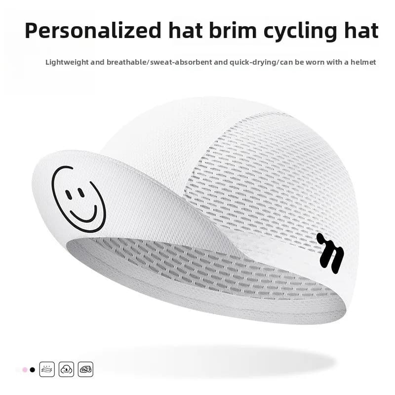 Berretto da ciclismo parasole traspirante cappello di protezione solare cappello da bicicletta berretto foderato per casco da bici da strada estivo
