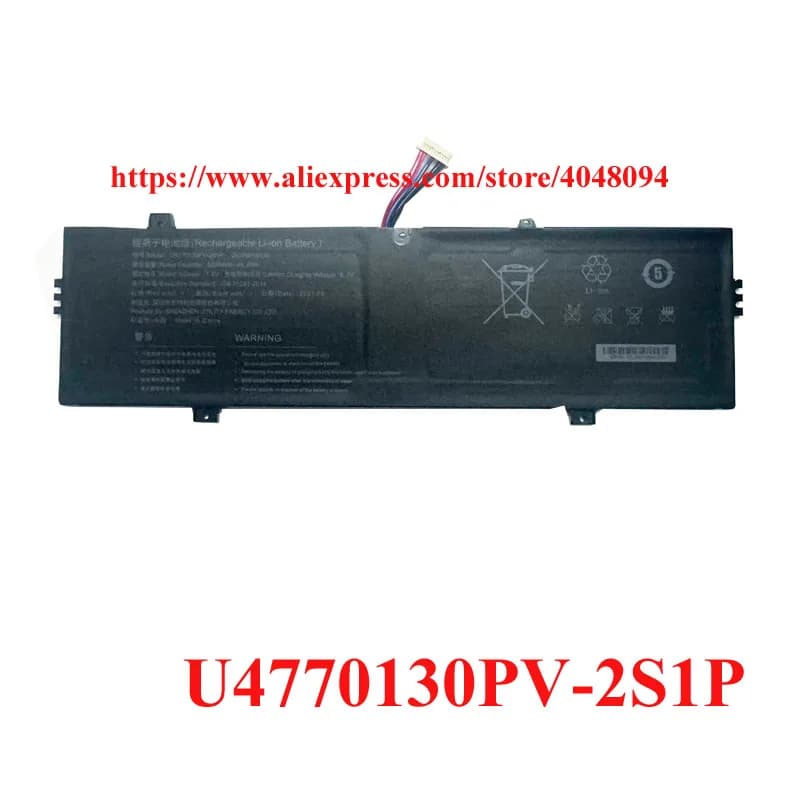 U4770130PV-2S1P Laptop Battery For Teclast F7 PLUS 3 8 wires
