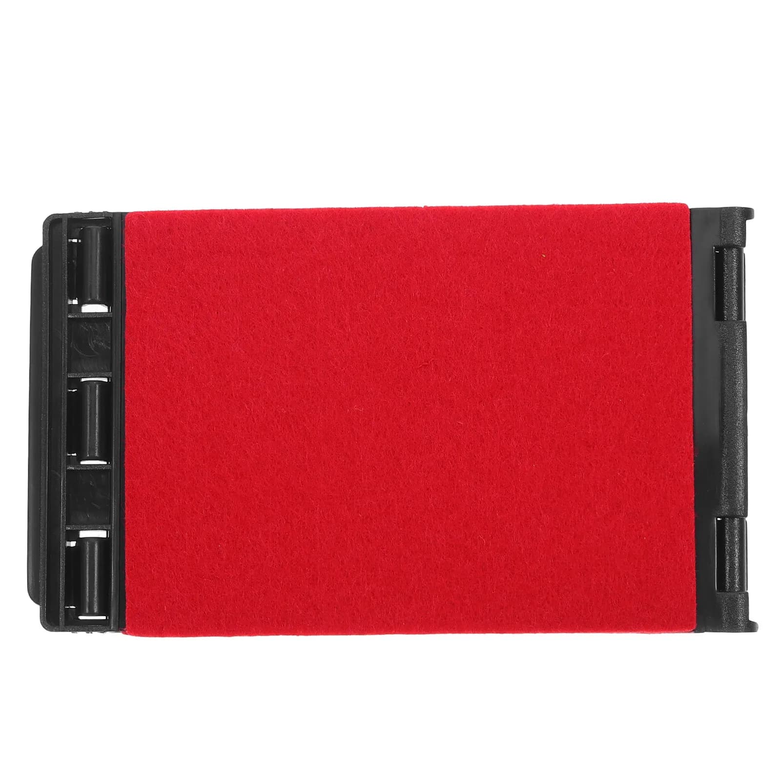 Guitar Bass String Scrubber Cleaner Tool Red Replaceable Felt Pads Microfiber Fretboard Maintenance Tool for Guitar Bass Ukulele
