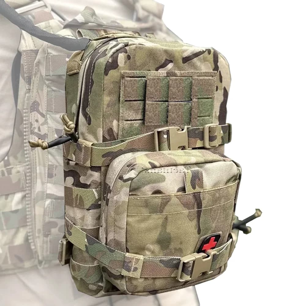 Mini bag for tactical hydration 2 in 1 small bag for moisturizing MOLLE Rip Away IFAK medical bag for patch medical hunting bag