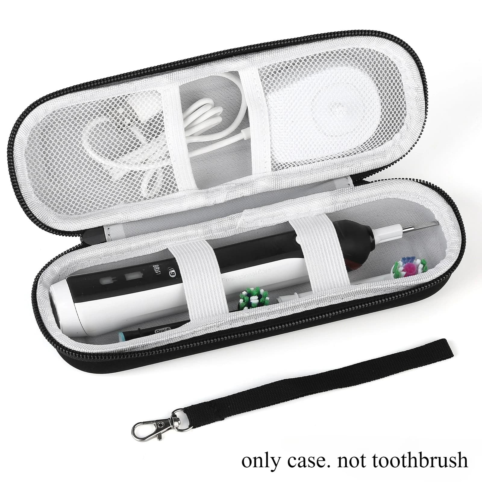 Toothbrush Travel Case for Oral B Pro 1000 1500 5000 7000 7500 6000 9600/ Phlips 4100 5100 1100 6100 5300 Protective Storage Bag