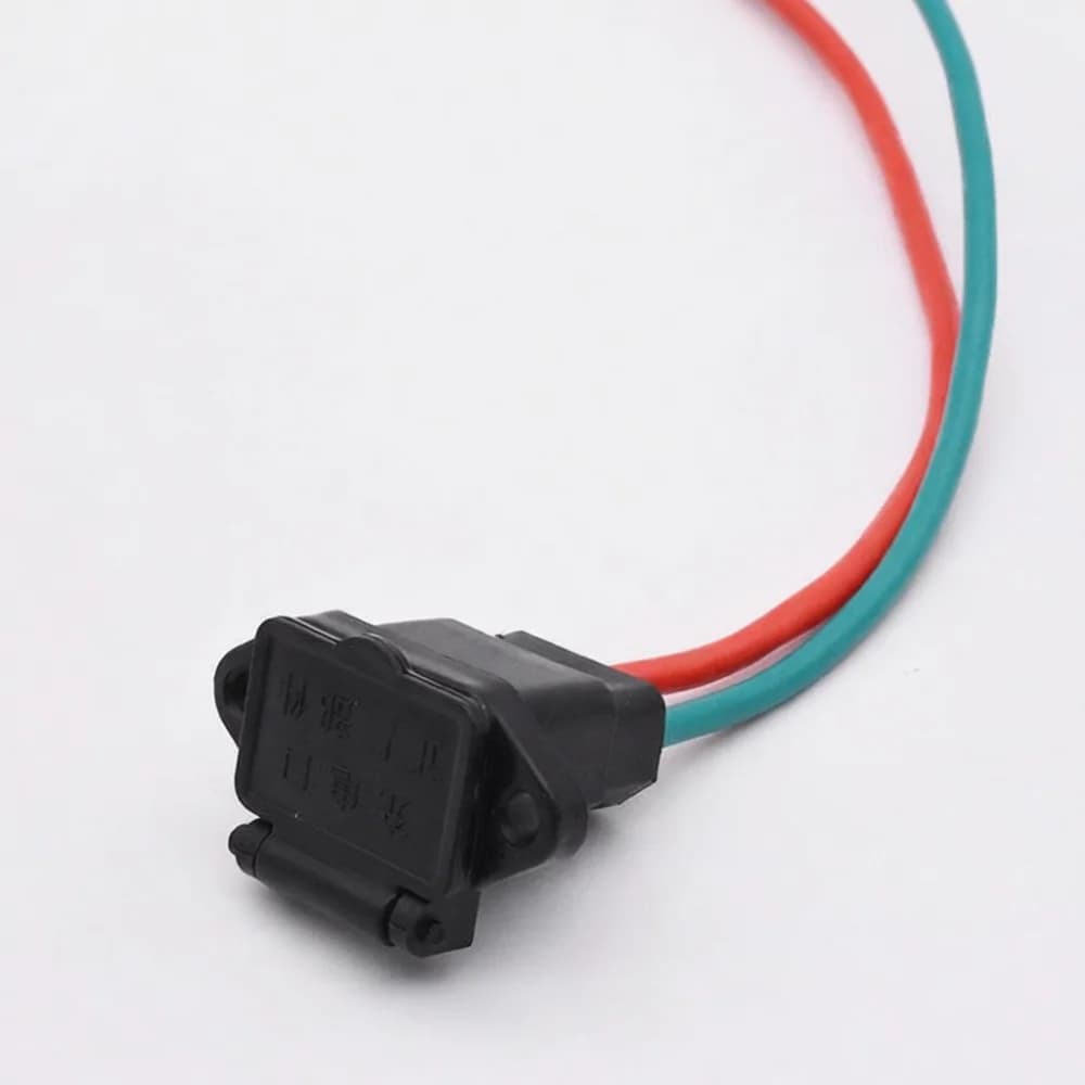 Universal 3 Hole Charging Socket For Electric Scooter Auto Spring Cover Dustproof Waterproof Electric Charger Connector