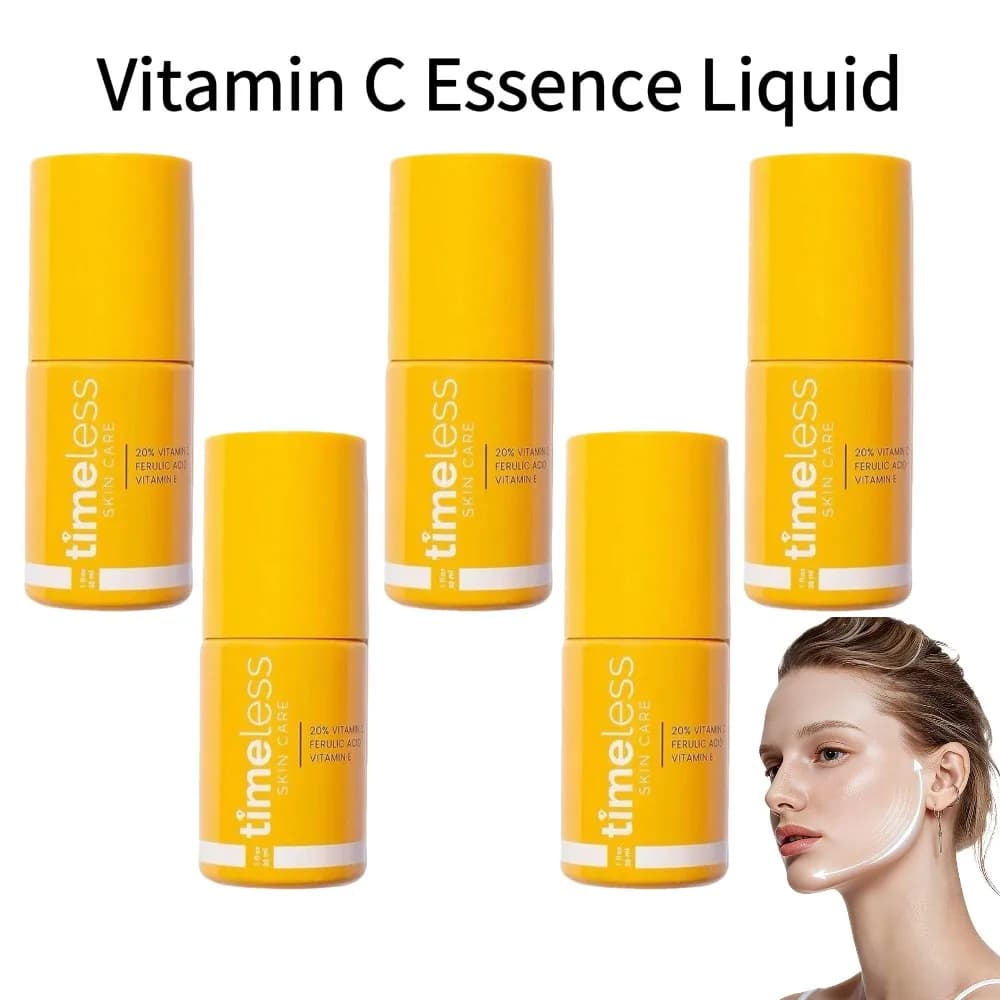 1/3/5 pezzi Essenza liquida di vitamina C idratante con acido ferulico, multiuso, idratante, rassodante, lenitiva, per la cura della pelle, 30 ml