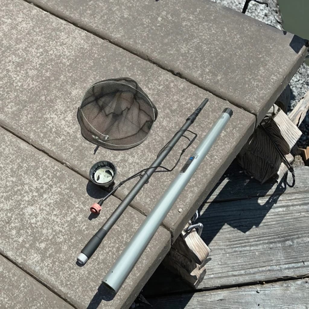 Rete da Pesca Elettrica Telescopica Automatica in Lega di Alluminio Ultra-leggera da 4,2 m 9000W, Strumento Pieghevole Manuale