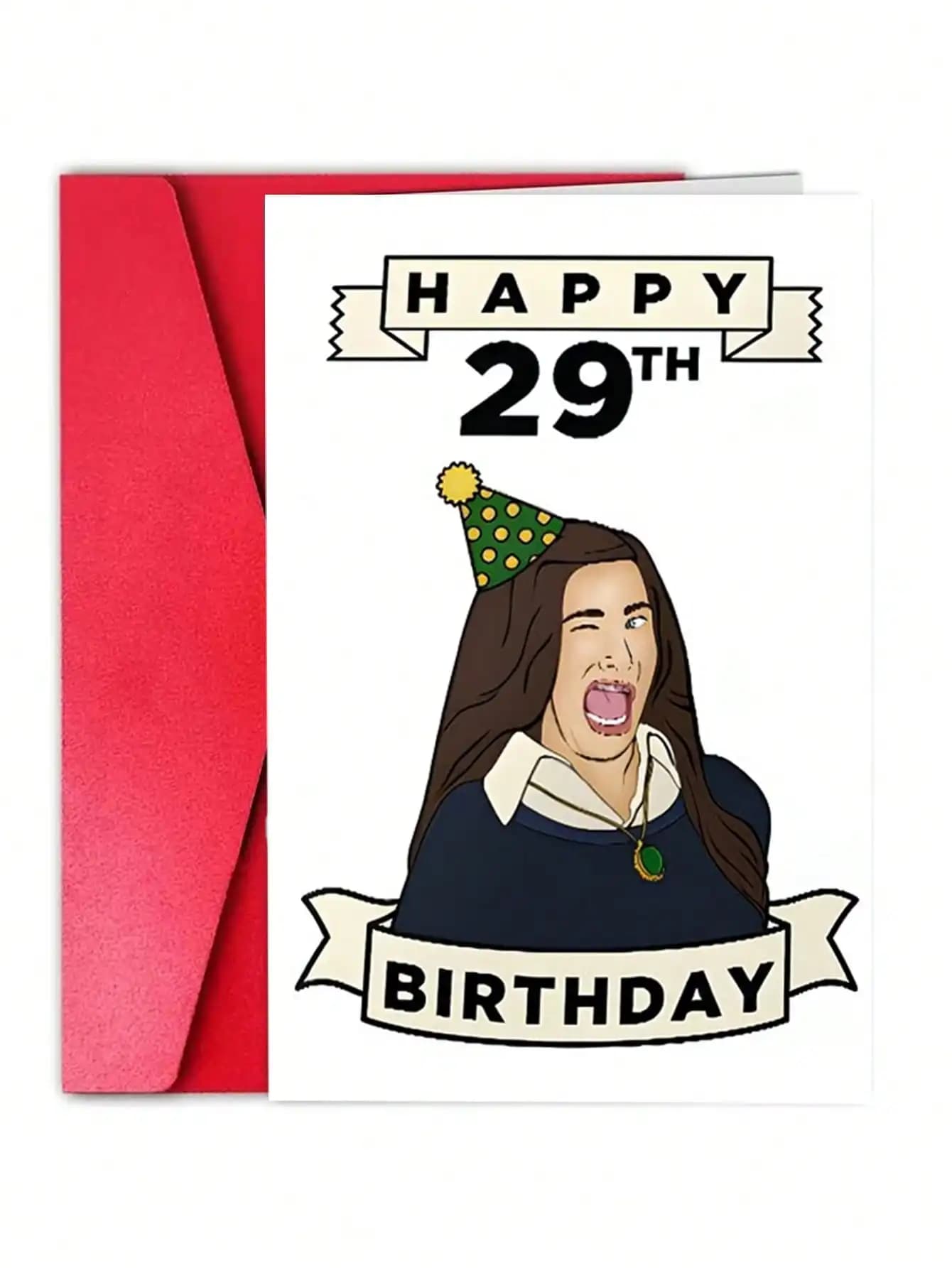 1pc Funny 30th Pop Culture Birthday Card, Perfect For Birthday , Ideal Gift For Friend Brother Sister Son Daughter Husband Bestie Mom