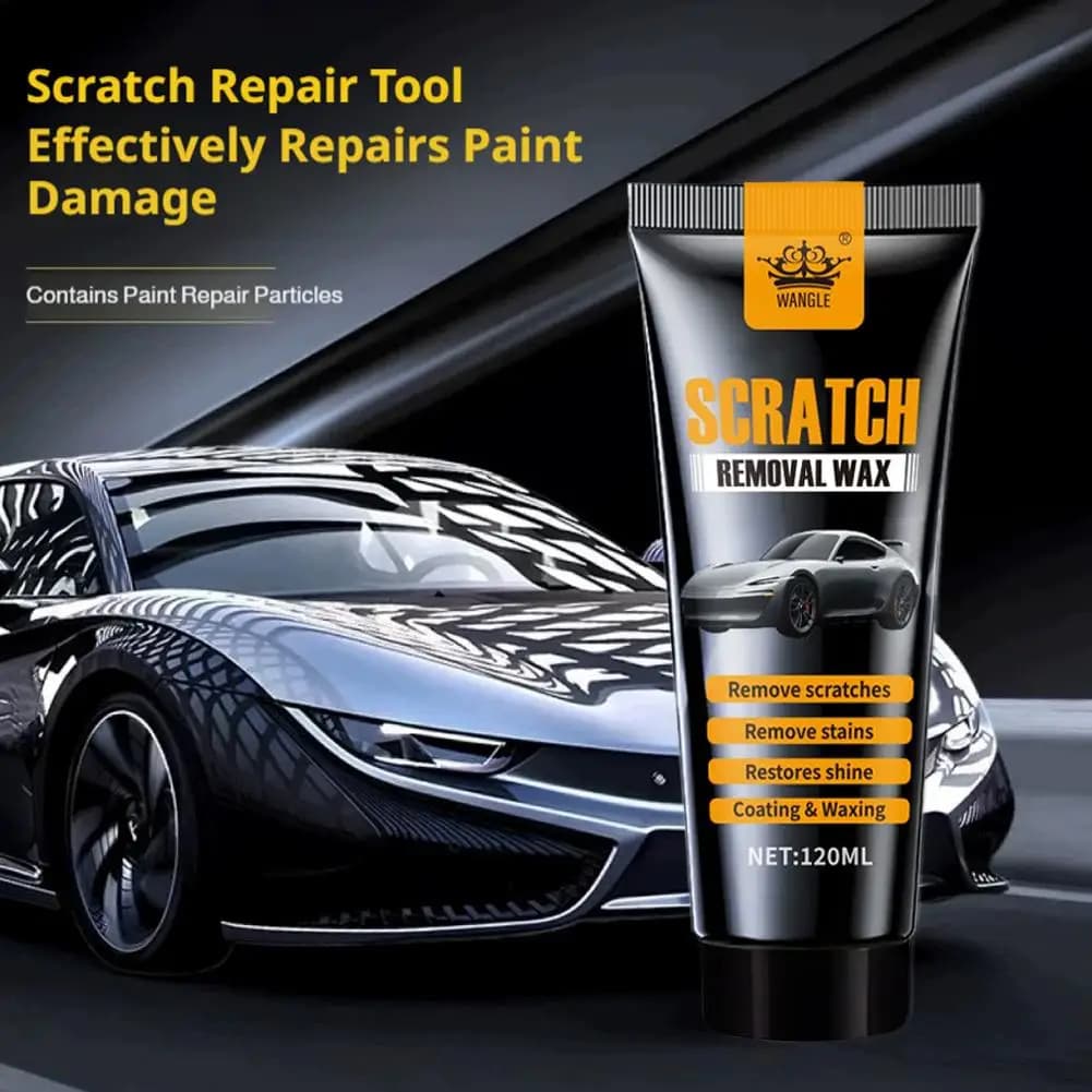 Kit di riparazione graffi auto da 120 ml, cera lucidante, crema per rimuovere graffi sulla vernice, cera lucidante per riparare graffi profondi per tutte le auto Colo X0U5