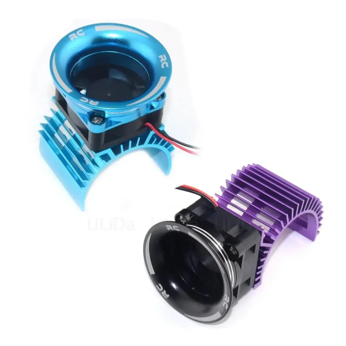 540/550 3650 Dissipatore di calore del motore + Ventola di raffreddamento + Copertura del canale dell'aria per 1/10 HSP Traxxas Axial SCX10 TAMIYA WLtoys RC Car Boat