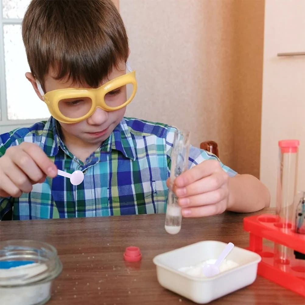 Set di 120 Cucchiai in Plastica Altamente Pratici, Durevoli e Indeformabili per Spezie, Esperimenti, Laboratori, Cucina e Micro-laboratori