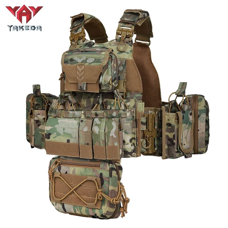Yakeda Colete Tatical Vest 1000D CP Chaleco Tactico Wallet weighted vest tactical vest tactical equipment tactical equipment personal defense