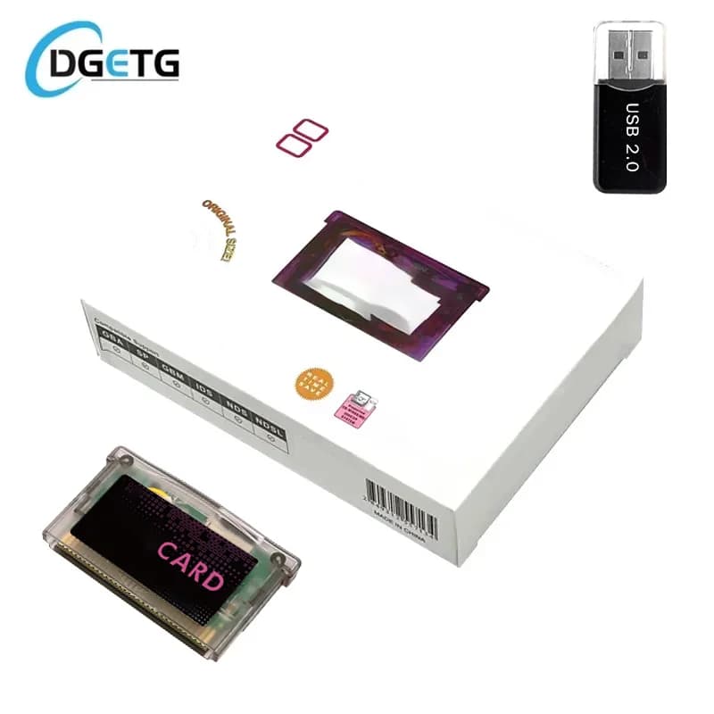 Mini scheda di gioco SD GBA Flash Card per SP GBM IDS NDS NDSL GBA SP con adattatore TF da 2 GB Accessori di gioco