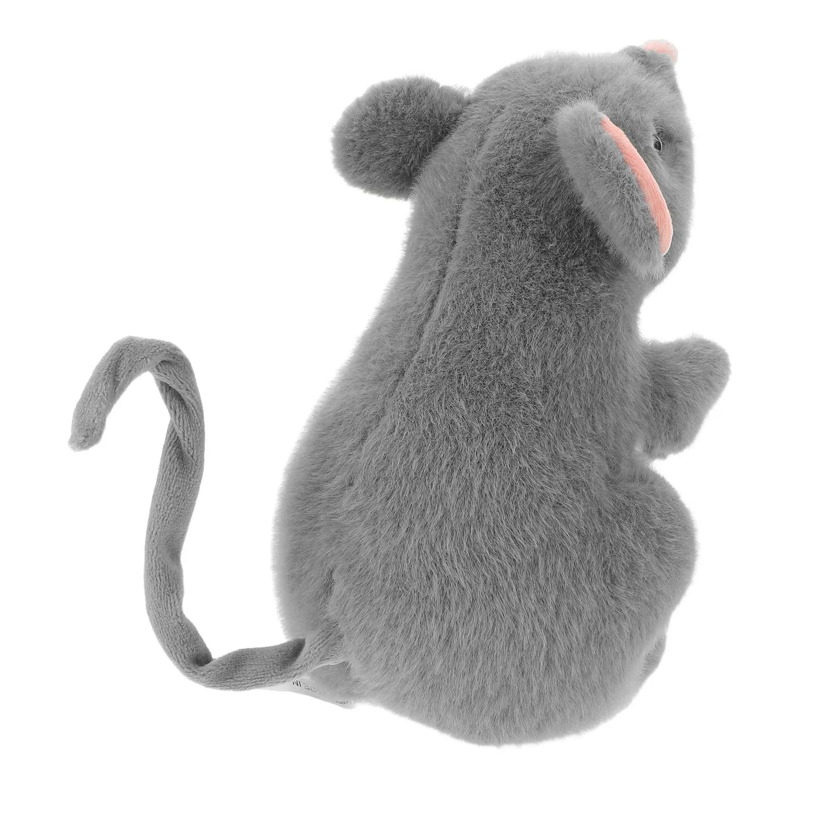 Peluche Realistico a Forma di Topo, Simpatico Animale Simulato Morbido e Realistico per Natale, Pisolini e Viaggi