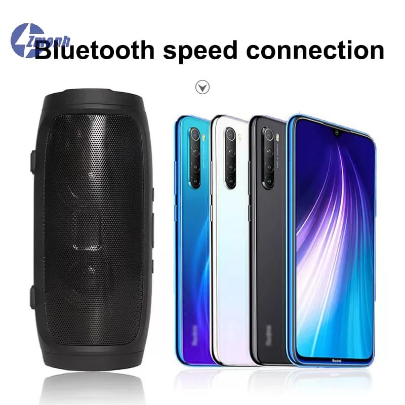 Nuovo! Altoparlante Bluetooth Stereo per Riproduzione Esterna, Trasmissione Vocale FM, Subwoofer Portatile, Altoparlante Wireless 50