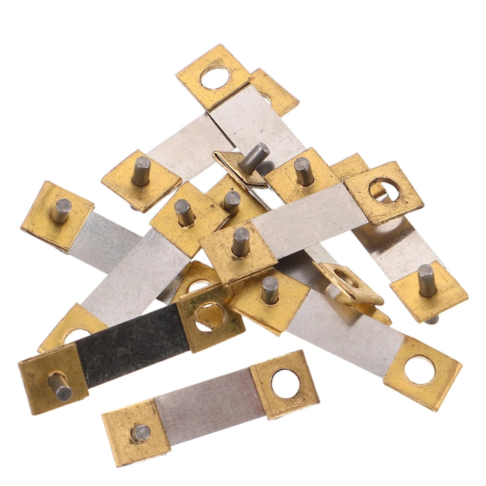 12 Pieces Wall Clocks Repair Pendulum Springs, Caminetto, Terra, Iron Replacement Molds for Mechanical Clock Pendulum