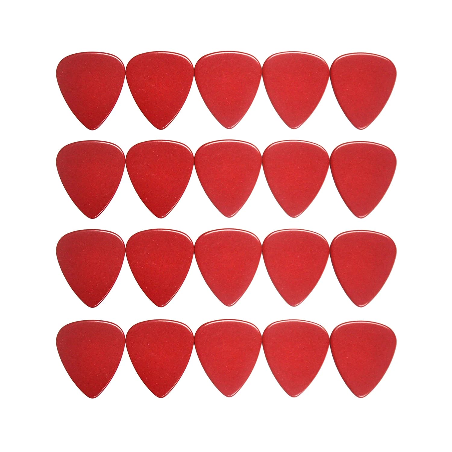 Lot of 100pcs/lot 0.96mm Solid Red Celluloid Guitar Picks Standard Plectra