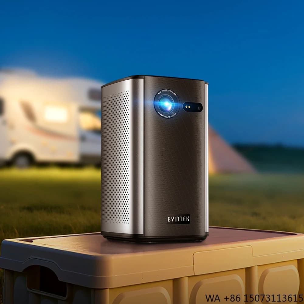 Mini Proiettore DLP Android Smart WiFi 3D Portatile 4K per Home Theater, Insegnamento, Educazione