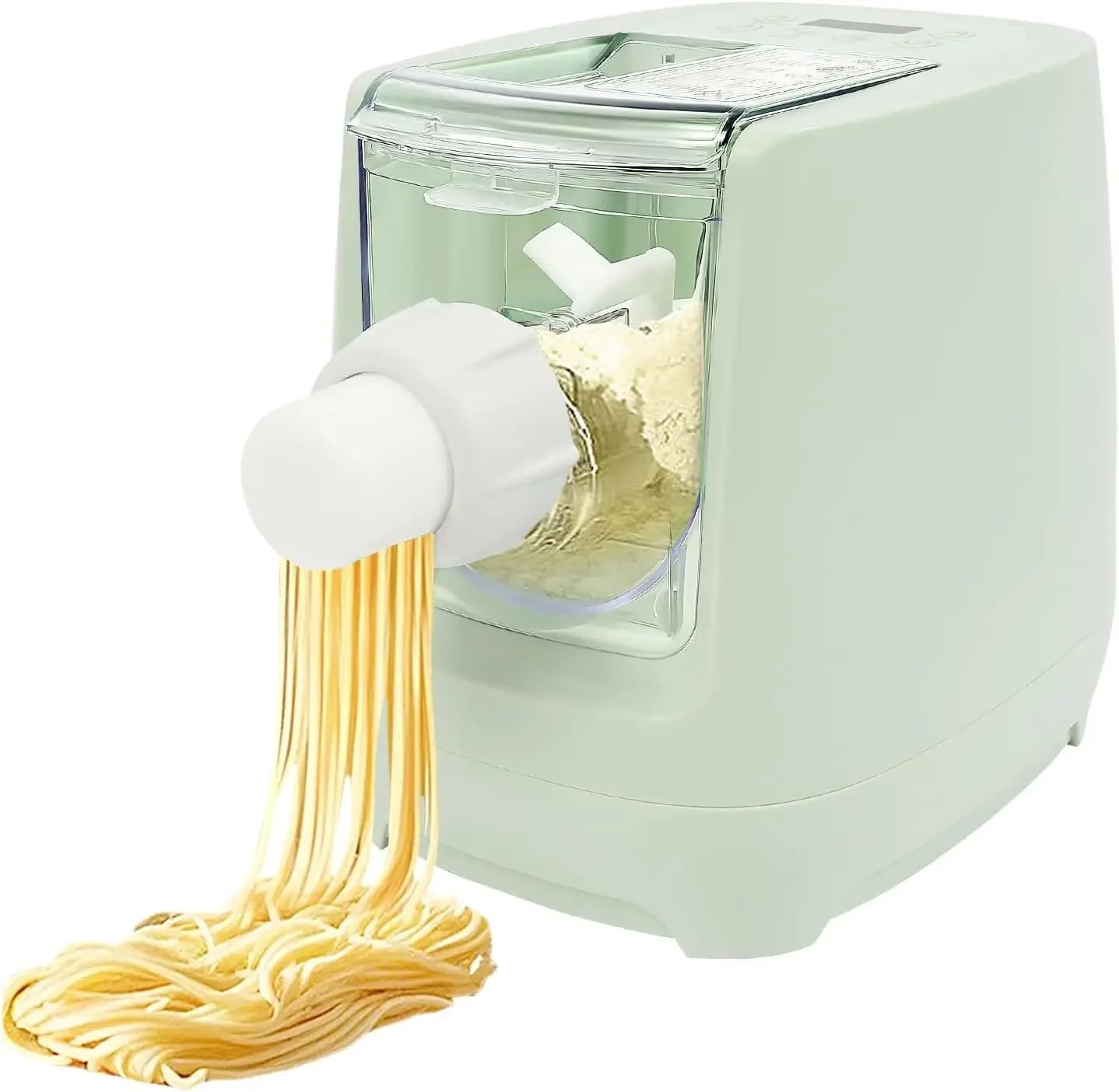 Electric Pasta Maker, 260W Automatic Noodle Maker Machine with 13 Molds, Multifunction Pasta Maker with LED Display for Dining R