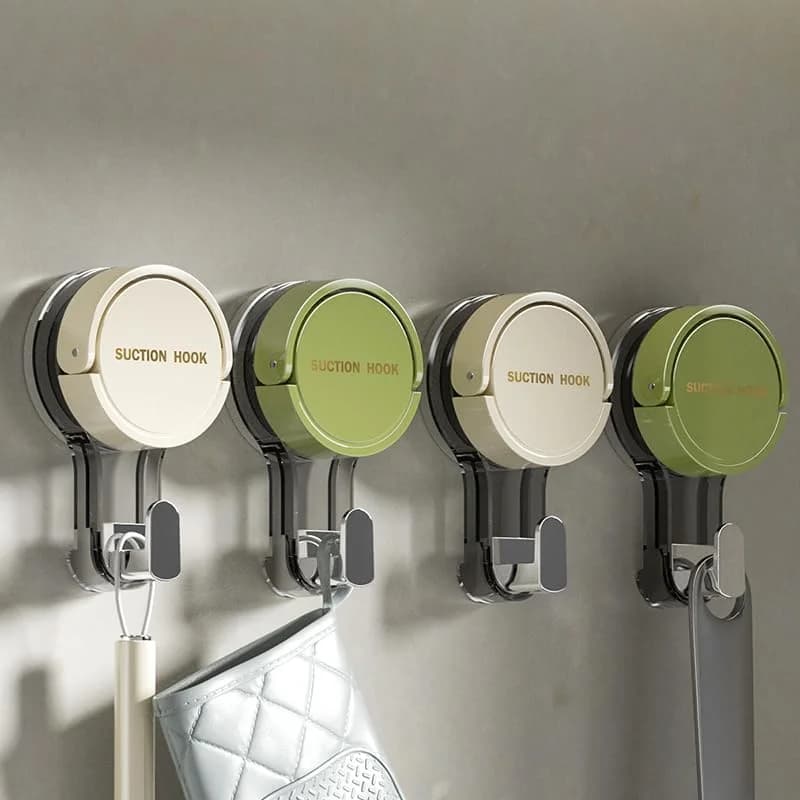 Ganci a ventosa potenti - Adesivi senza tracce e senza foratura per casa, bagno, cucina, retro della porta, area WC