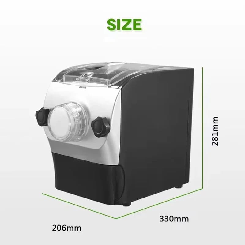 Electric Pasta Machine, Fully Automatic Noodle Machine, Household Dough Kneading Machine, Dumpling Wrapper Maker.