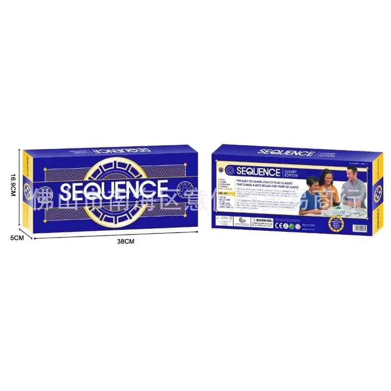 Versione inglese più venduta di giochi sequenziali da tavolo, mazze sequenziali, giochi da tavolo, backgammon fantasia