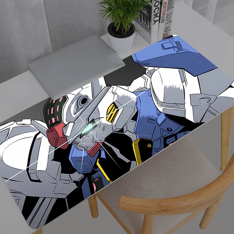 Tappetino per mouse Kawaii Mobile Suit Gundam Anime Cute Girl Gabinete Gamer Tappetino per scrivania per computer Tappetino per tastiera Accessori per giochi Mousepad