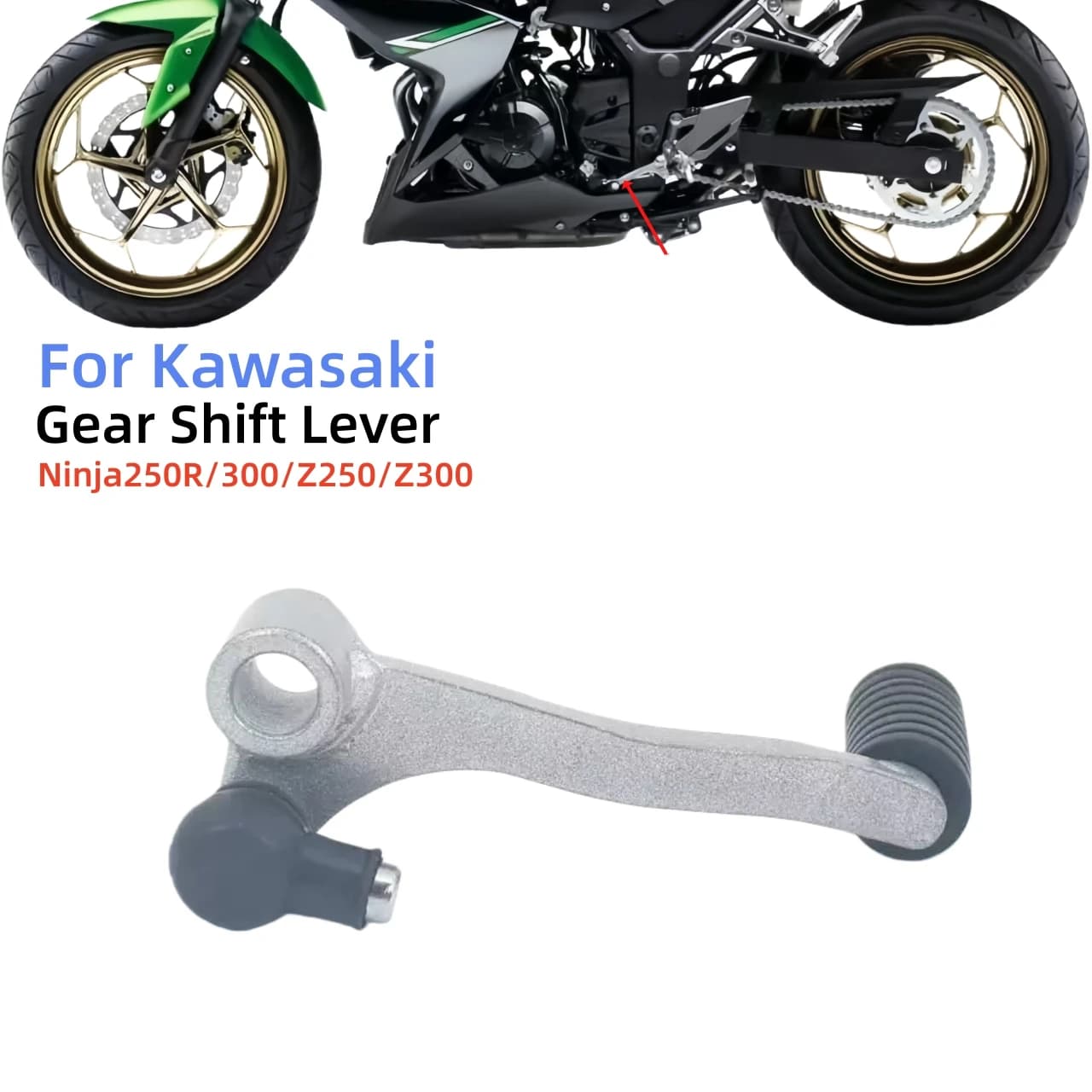 Gruppo pedale leva cambio di ricambio per Ninja 250R/300 Z250/Z300