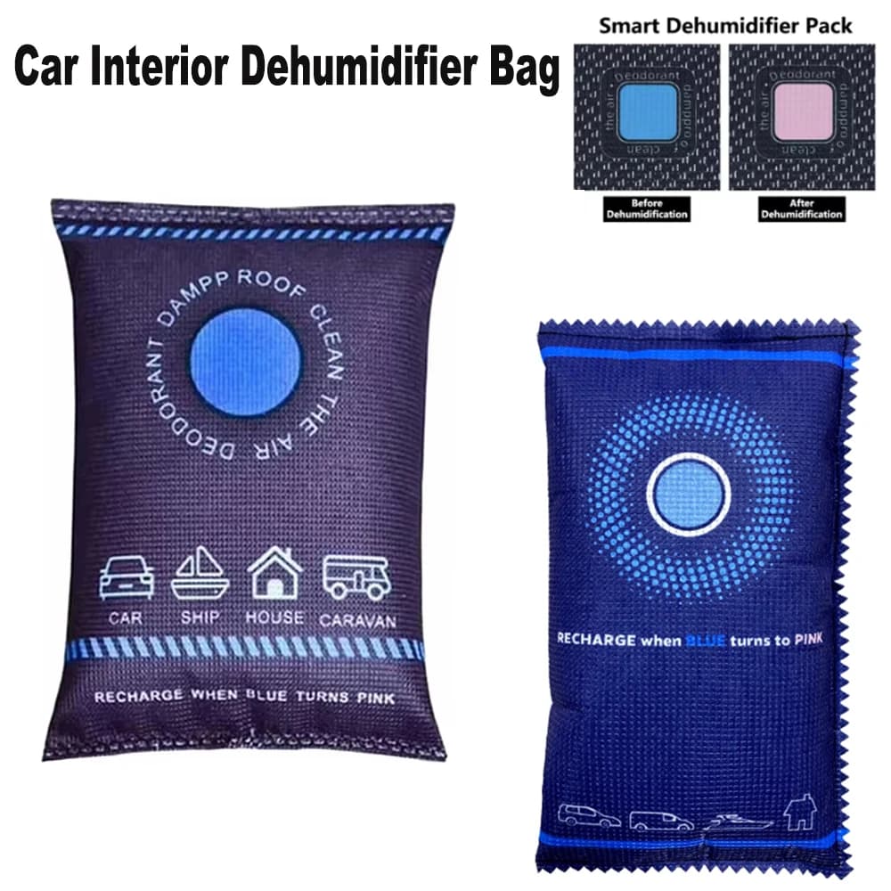 Sacchetto Deumidificatore in Silicone Riutilizzabile per Auto, Armadio, Casa, Assorbitore di Umidità, Prevenzione dell'Umidità