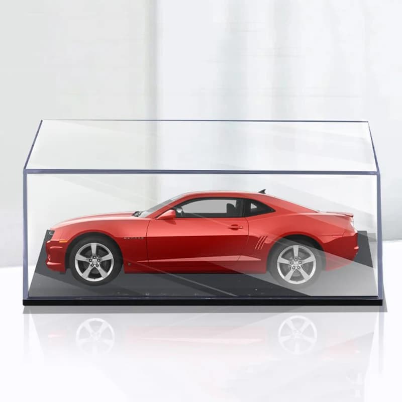 Three Size 1:64 Car Model Display Box Transparent Protective Case for Acrylic Powder