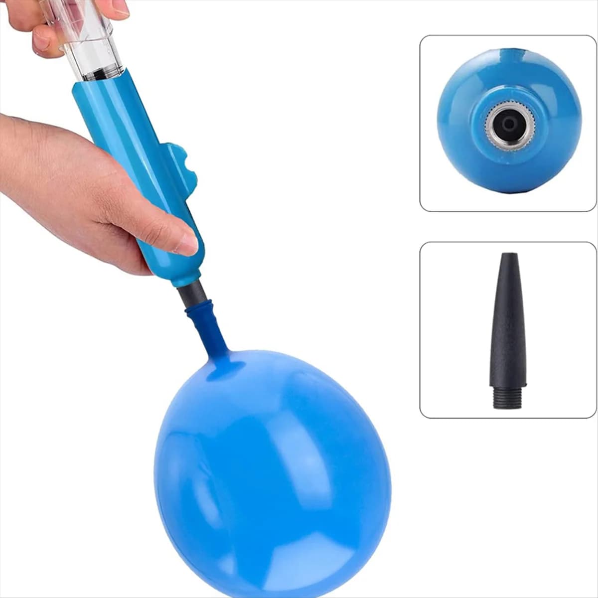 AA74 2PCS Pompe a sfera Pompa ad aria portatile a mano per gonfiabili Calcio Basket Pallavolo Calcio Piscina Galleggianti Pneumatico per bici