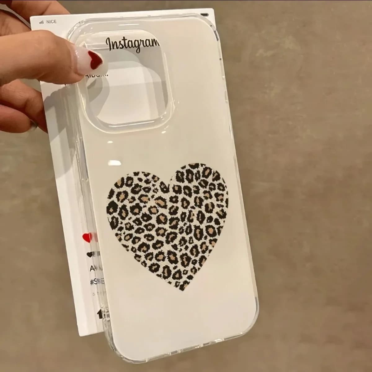 Custodia per telefono di lusso carina creativa con stampa leopardata avanzata per iPhone 17 AIR 16 15 14 13 12 11 Pro Max Y2K Cover nera trasparente
